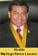 Nuestro Alcalde Sr. Hugo Ramos Lescano